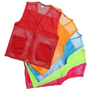 Mesh vest with zip